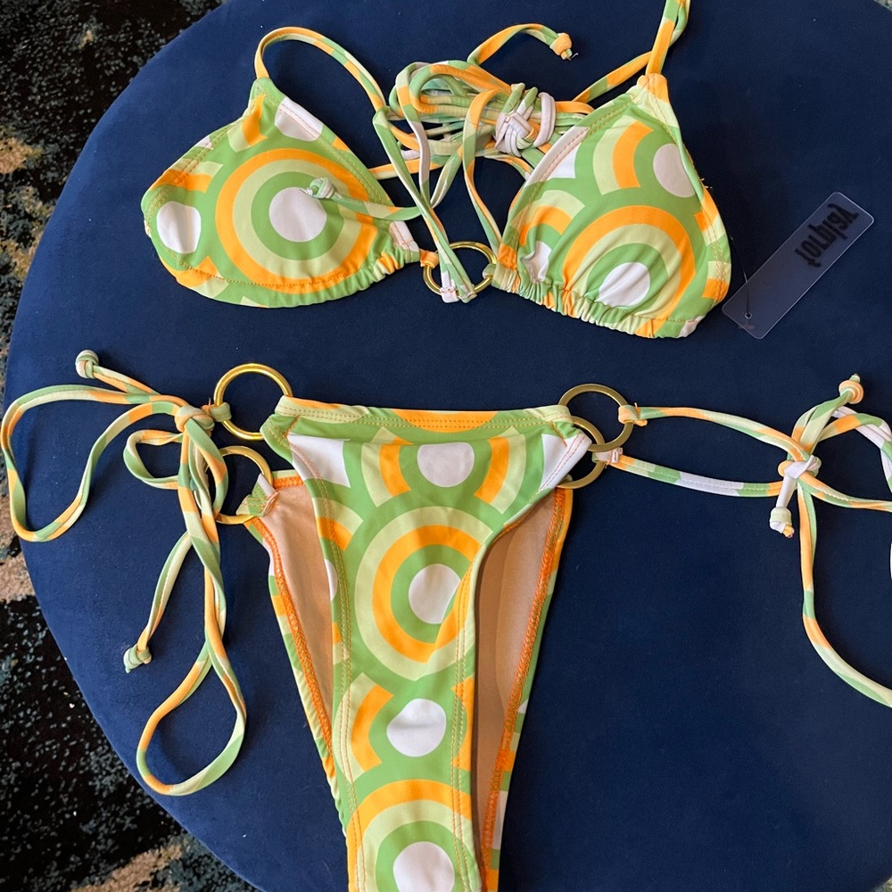 Forplay Citrus Burst Retro Bikini Set